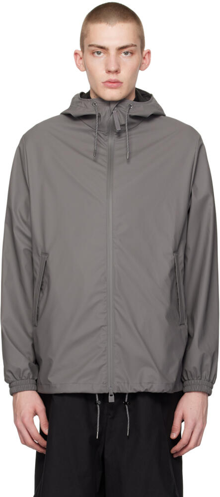 RAINS Gray Storm Breaker Jacket Cover