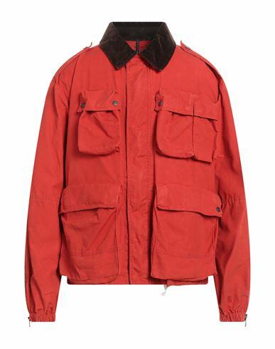 Historic Man Jacket Brick red Cotton Cover