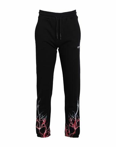 Phobia Archive Pants With Red And Grey Lightning Man Pants Black Cotton Cover