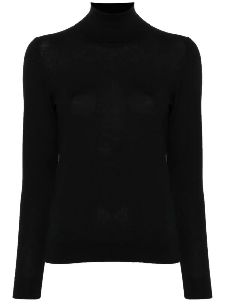 Eric Bompard fine-knit turtleneck sweater - Black Cover