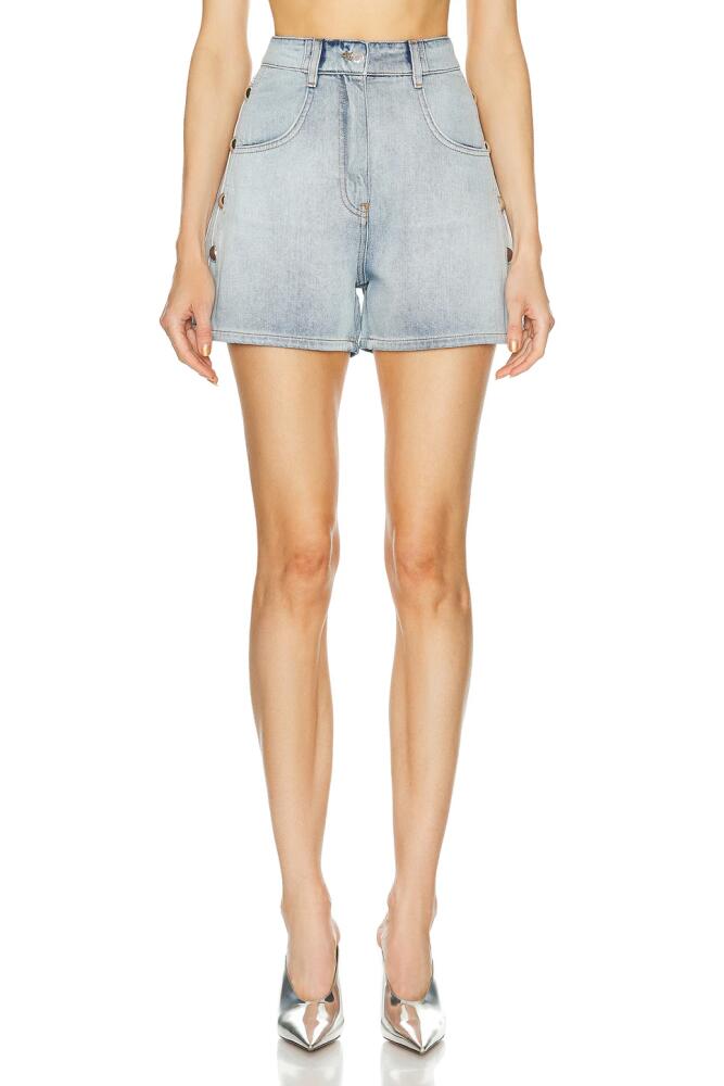 IRO Canio Embellished Short in Blue Cover