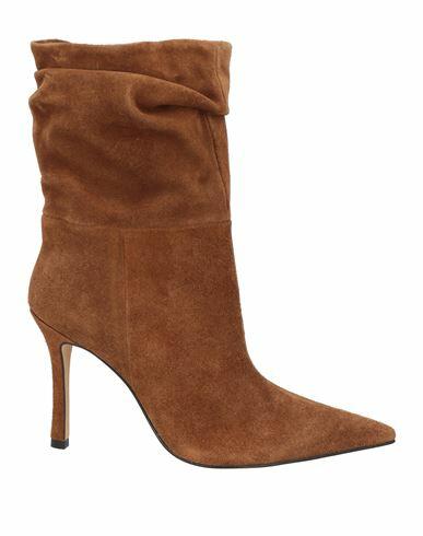 Carrano Woman Ankle boots Brown Leather Cover