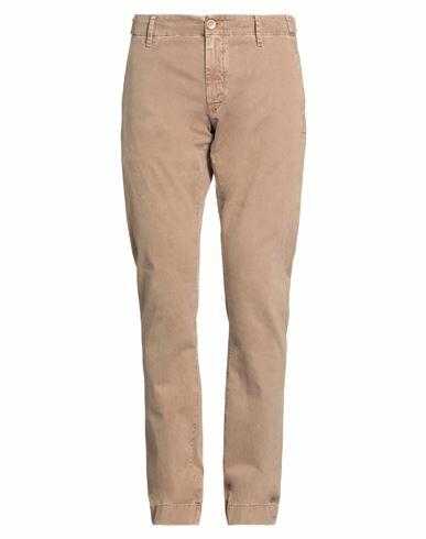 Hand Picked Man Pants Khaki Cotton, Elastane Cover