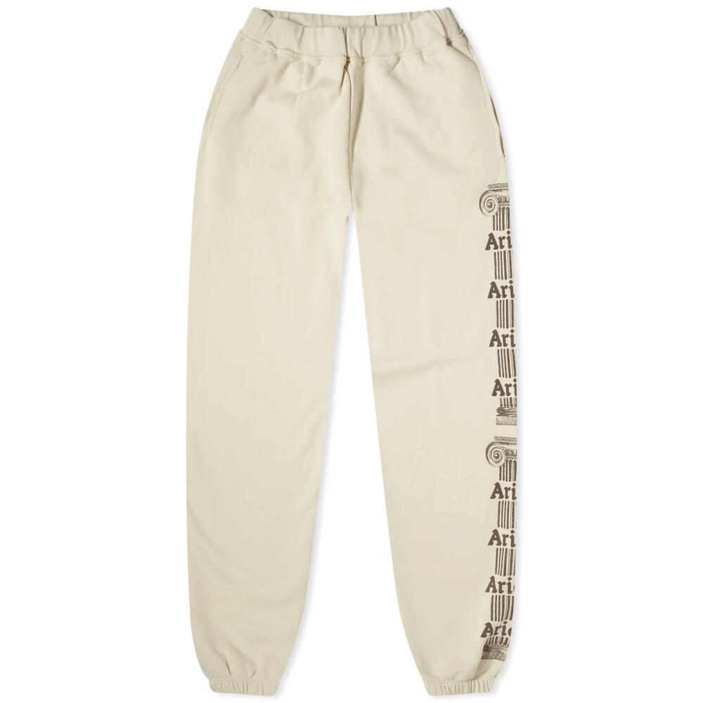 Aries Women's Ancient Column Sweat Pants in Beige Cover