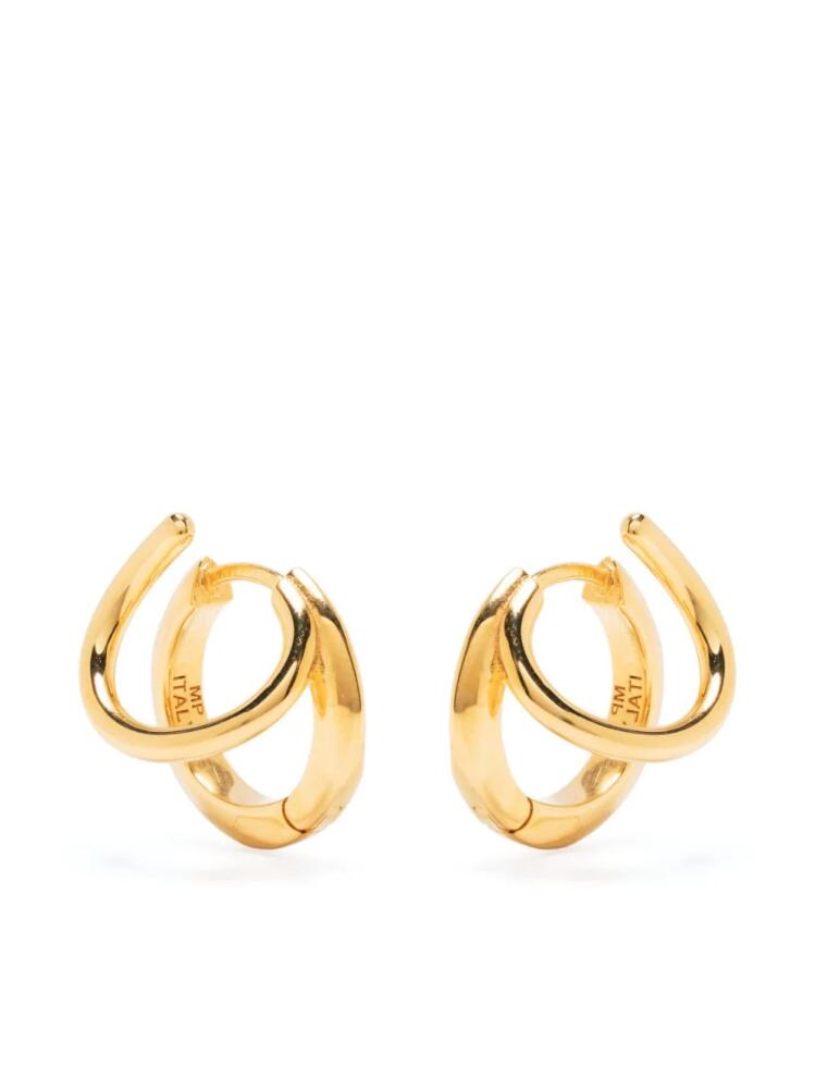 Panconesi Stellar hook-clip hoops - Gold Cover