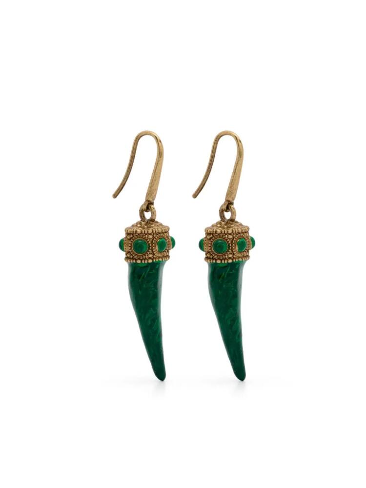 Roberto Cavalli horn earrings - Gold Cover