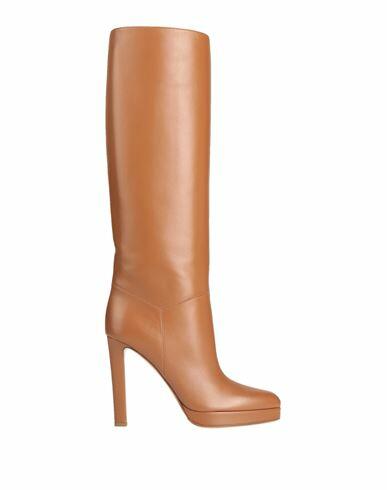 Francesco Russo Woman Boot Camel Leather Cover