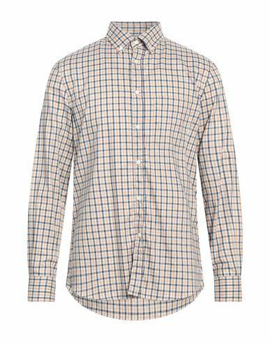 Brunello Cucinelli Man Shirt Apricot Cotton Cover