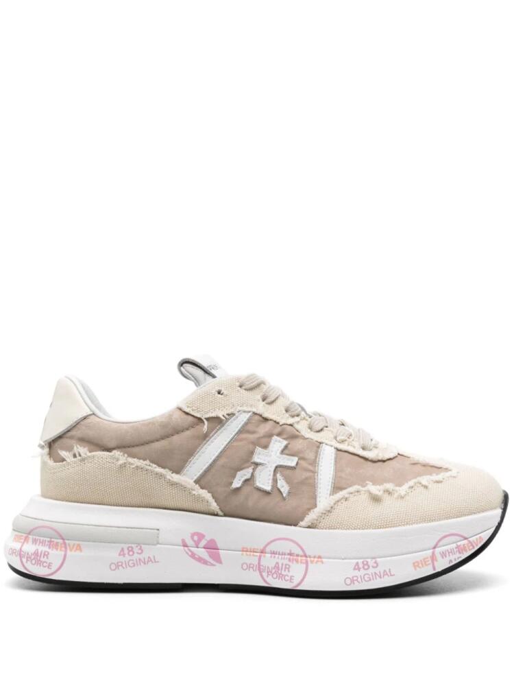 Premiata Cassie 6722 canvas sneakers - Neutrals Cover