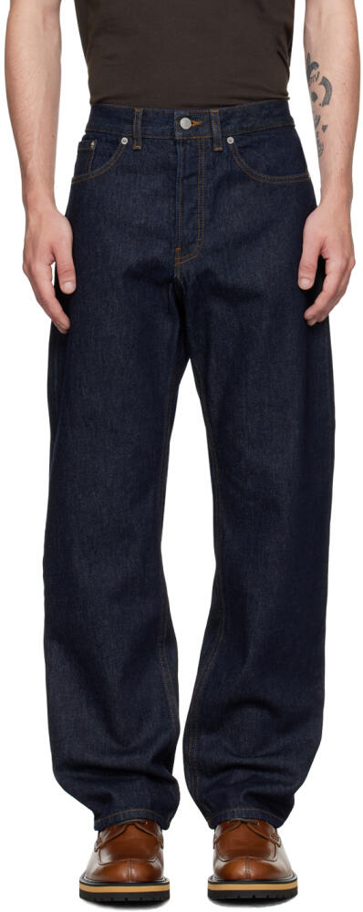 Dries Van Noten Indigo Straight-Leg Jeans Cover