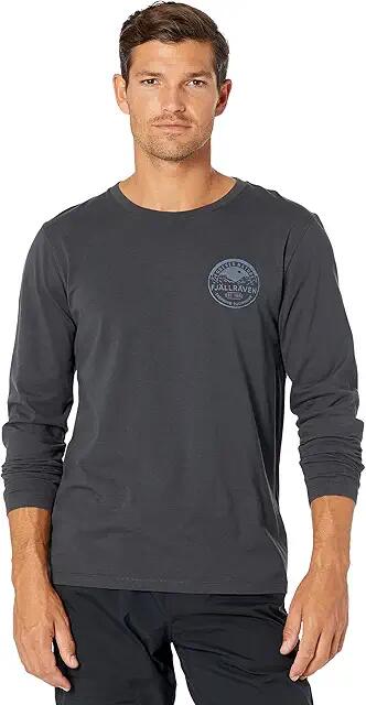 Fjallraven Forever Nature Badge Long Sleeve (Dark Navy) Men's Clothing Cover