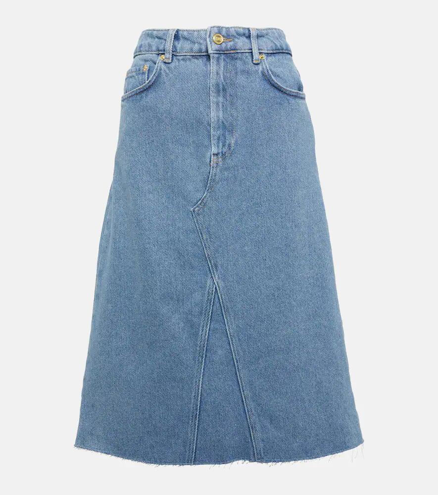 Ganni Denim midi skirt Cover