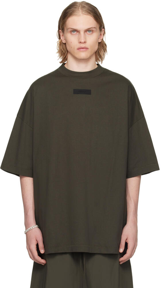 Fear of God ESSENTIALS Gray Crewneck T-Shirt Cover