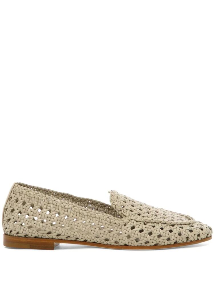 Del Carlo Portofino interwoven-design loafers - Neutrals Cover