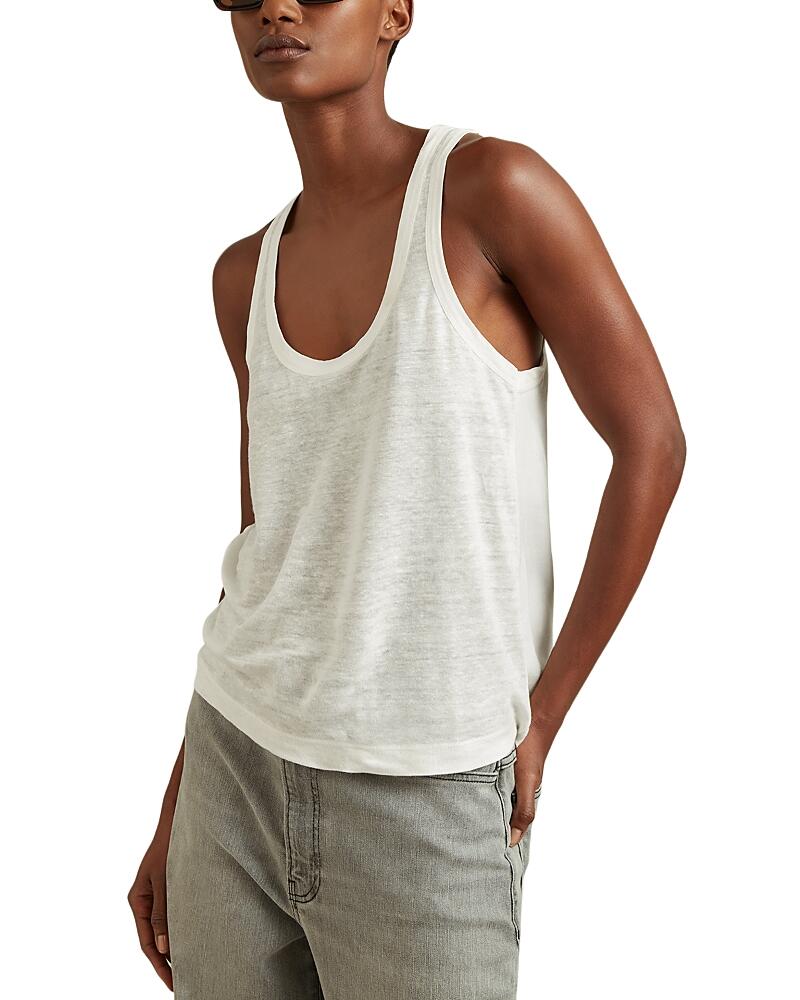 Reiss Taloulah Linen Vest Cover