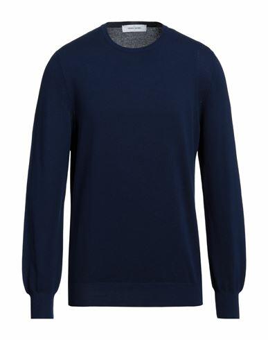 Gran Sasso Man Sweater Blue Cotton Cover