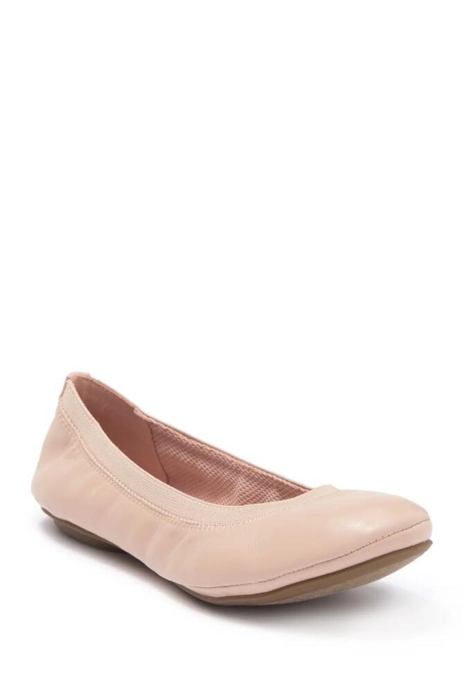 Bandolino Edition Ballet Flat in Light Nude Leather Cover