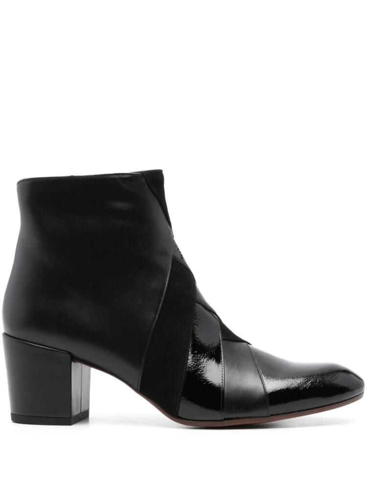 Chie Mihara Nuscap 60mm leather ankle boots - Black Cover