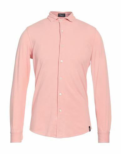 Drumohr Man Shirt Light pink Cotton Cover