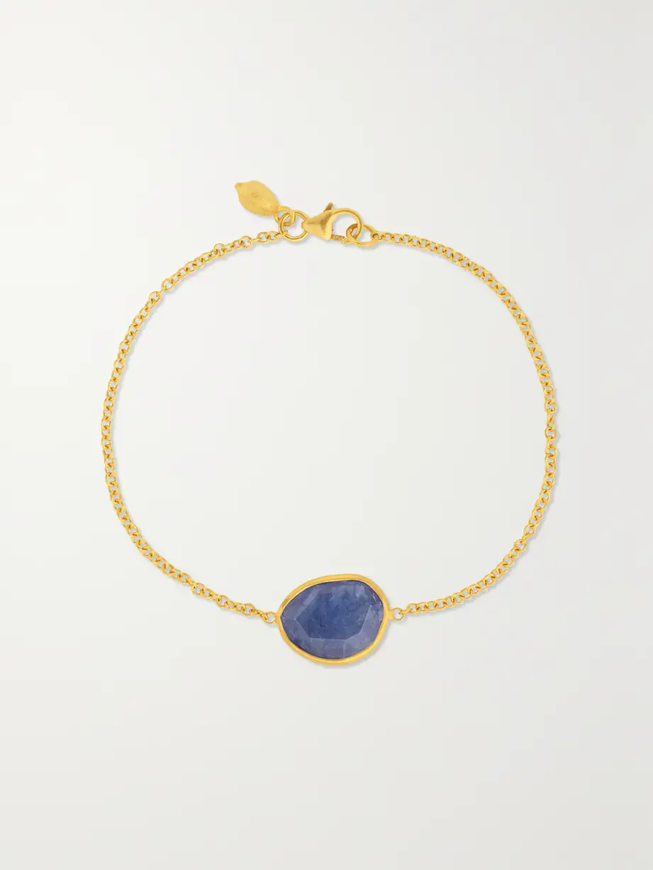 Pippa Small - 18-karat Gold Tanzanite Bracelet - Blue Cover