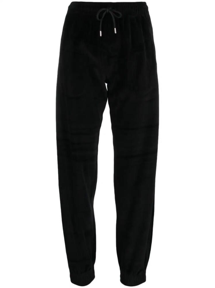 Sonia Rykiel drawstring velvet track pants - Black Cover