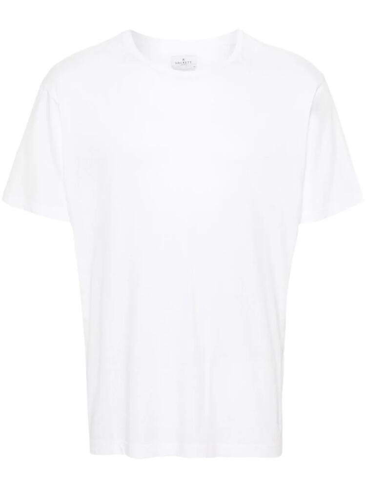 Hackett short-sleeve cotton T-shirt - White Cover