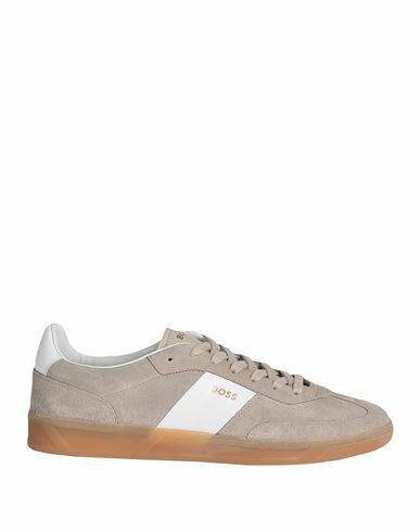 Boss Man Sneakers Beige Leather Cover