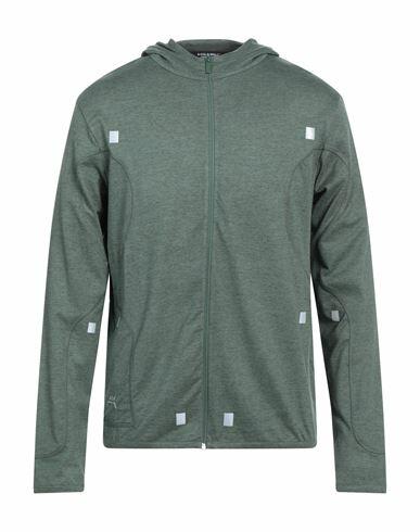 A-cold-wall* Man Sweatshirt Military green Polyester, Elastane Cover