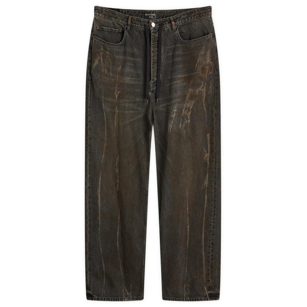 Balenciaga Men's Loose Fit Jeans in Dark Dirty Cover