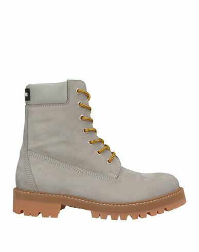 Vetements Man Ankle boots Light grey Leather Cover