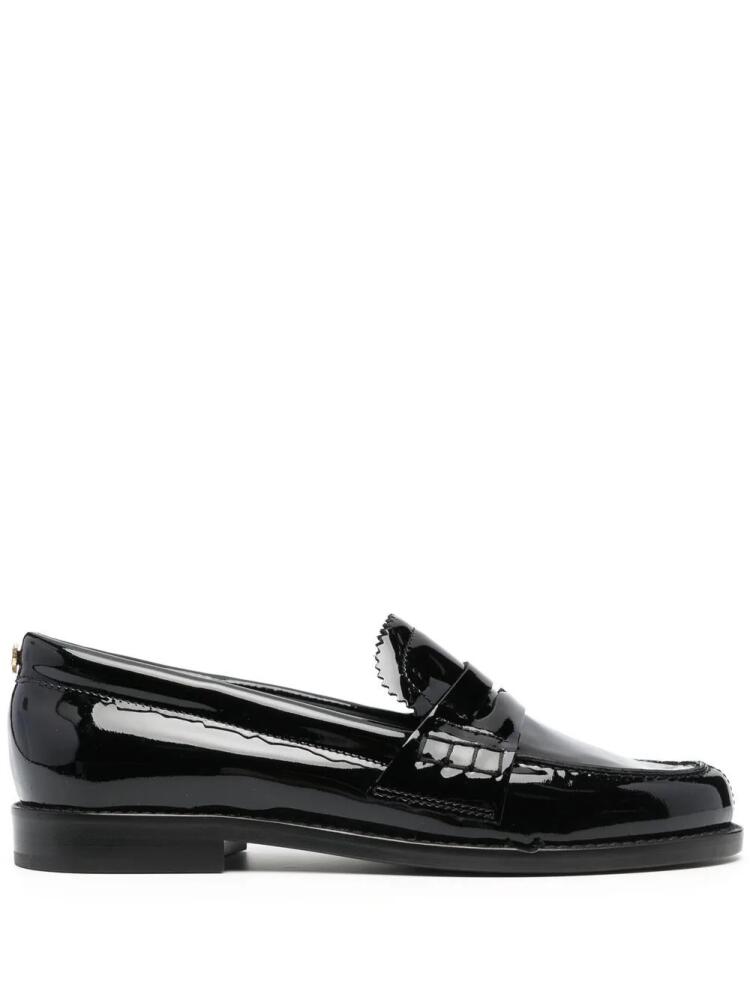 Golden Goose high-shine penny-slot loafers - Black Cover