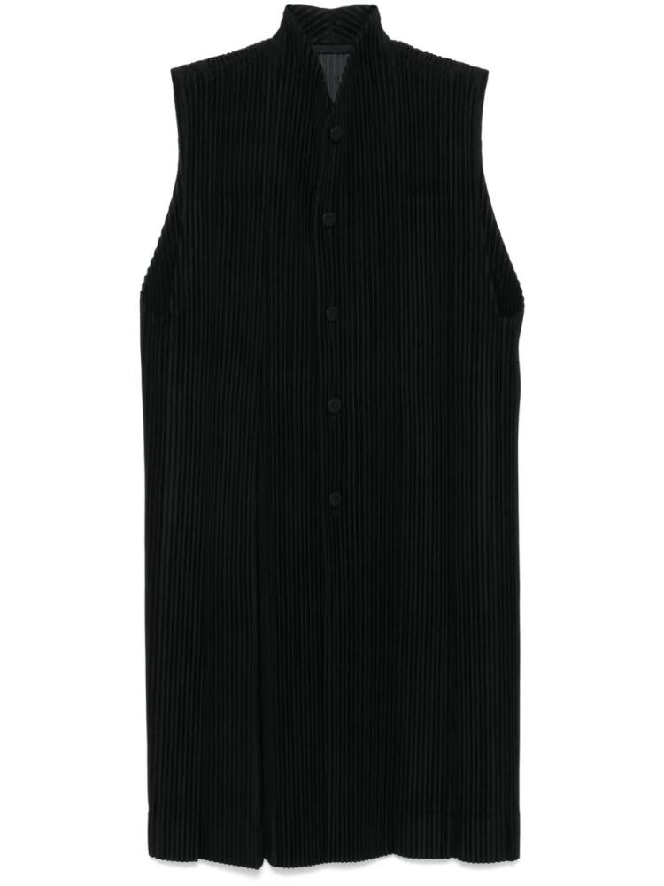 Homme Plissé Issey Miyake Tucked vest - Black Cover