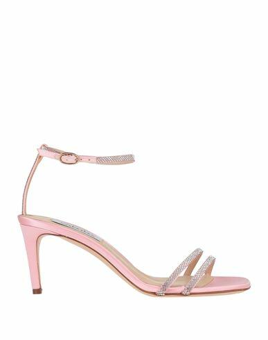 Sebastian Milano Woman Sandals Pink Textile fibers Cover