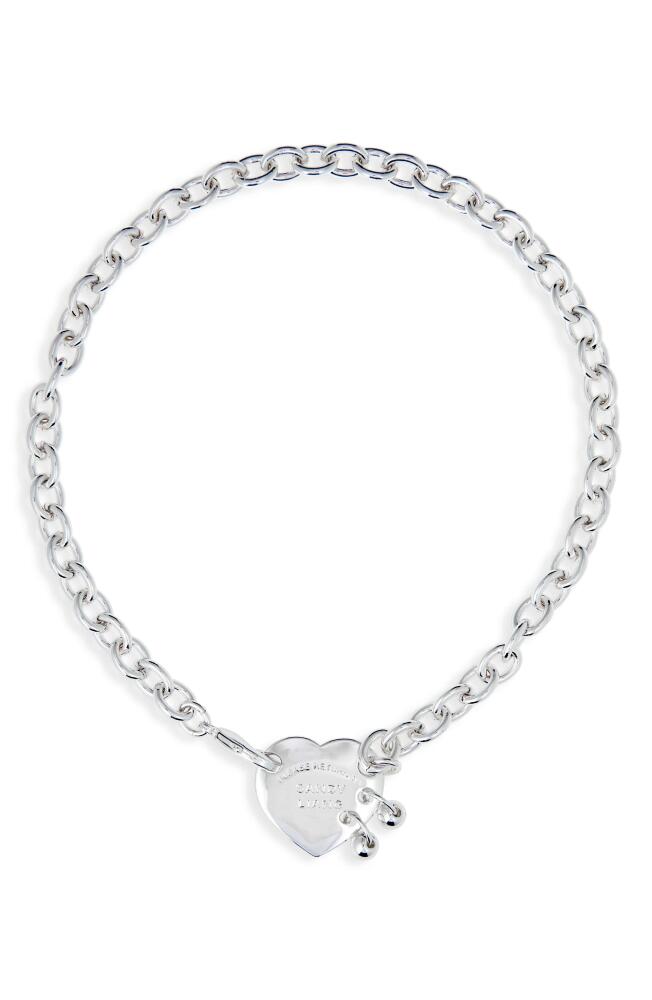 Sandy Liang Return to Sandy Chain Necklace in Silver Cover