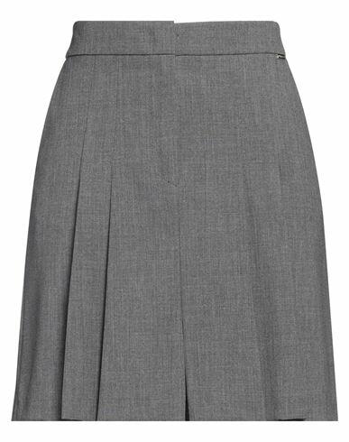 Kaos Woman Mini skirt Grey Polyester, Viscose, Elastane Cover