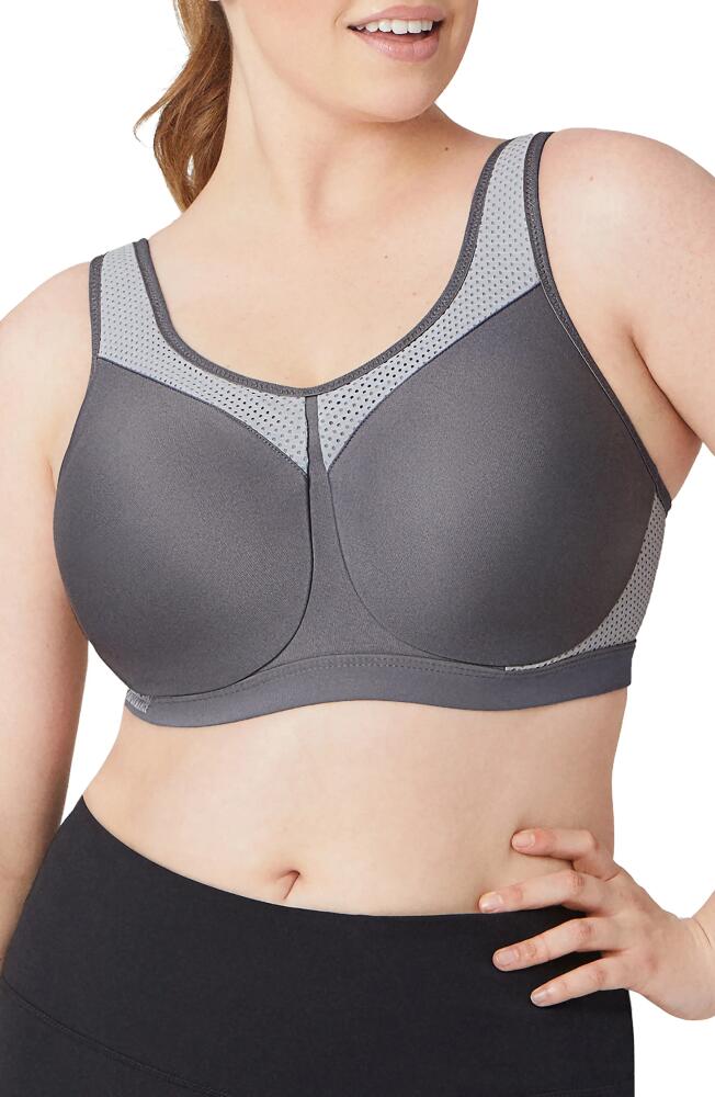 Glamorise High Impact Seamless Underwire Sports Bra in Grey Cover