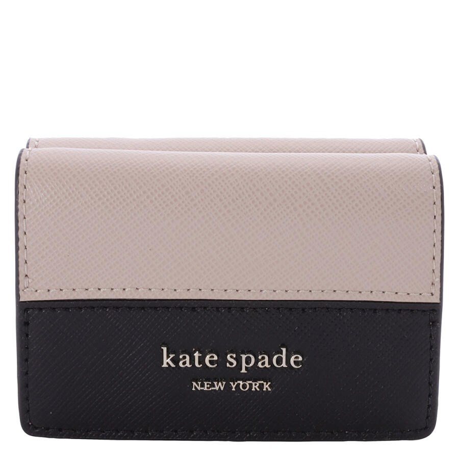 Kate Spade Mini Trifold Black Spencer Wallet Cover