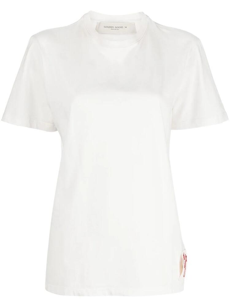 Golden Goose crew-neck cotton T-shirt - White Cover