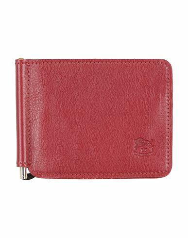 Il Bisonte Man Wallet Brick red Soft Leather Cover