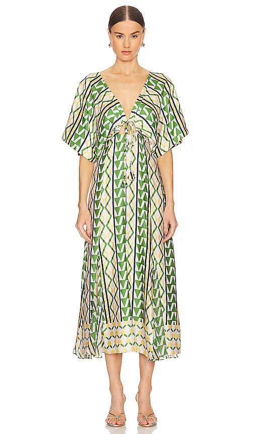 MISA Los Angeles Irena Dress in Green,Orange Cover