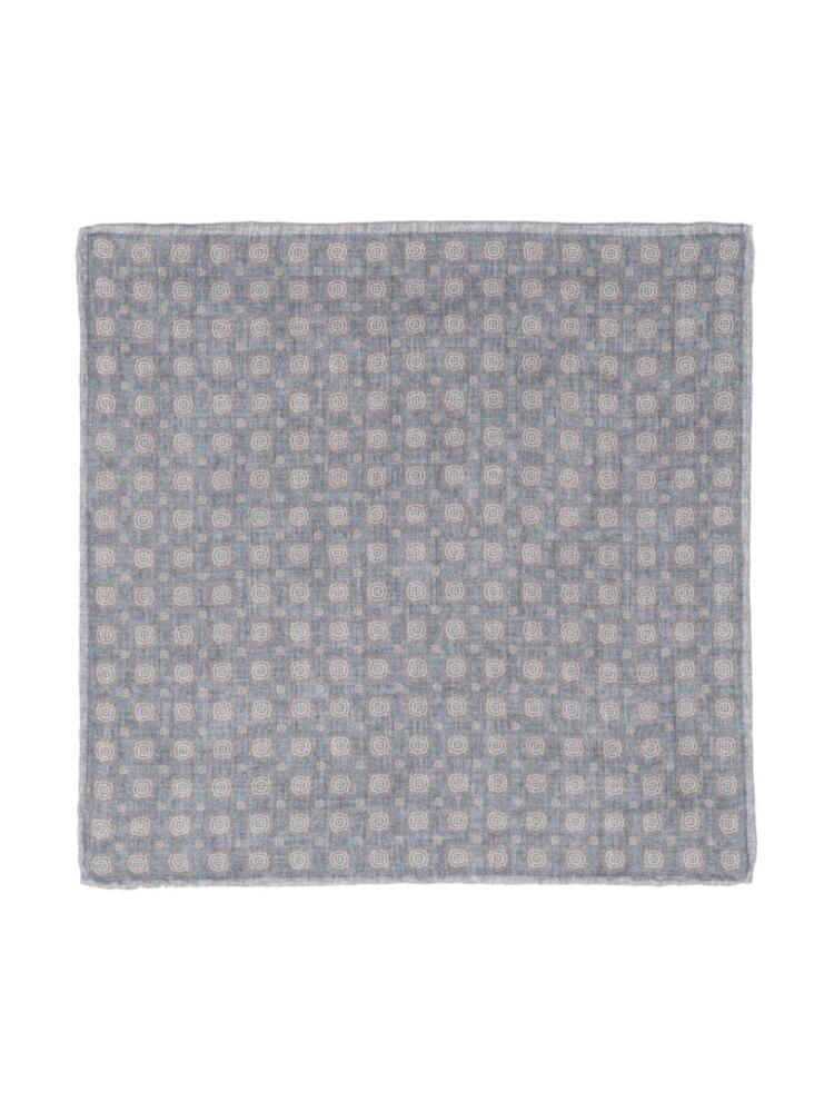 Eleventy patterned pocket scarf - Blue Cover