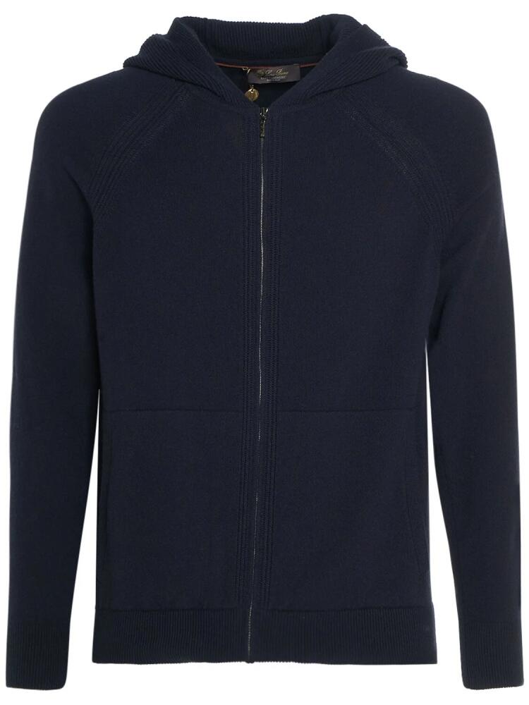 LORO PIANA Merano Cashmere Zipped Hoodie Cover