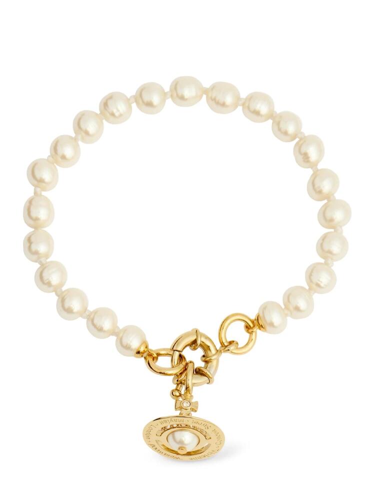 VIVIENNE WESTWOOD Aleksa Imitation Pearl Bracelet Cover