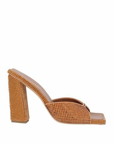 Gia / Rhw Woman Sandals Tan Soft Leather Cover