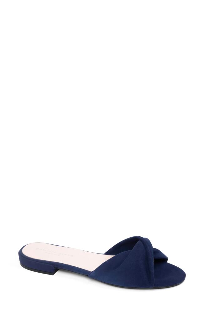 patricia green Julie Slide Sandal in Navy Cover