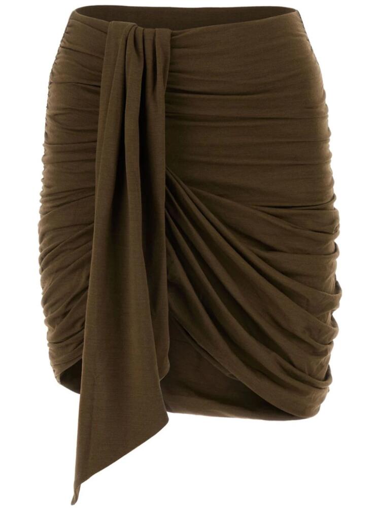 ISABEL MARANT Andora mini skirt - Brown Cover