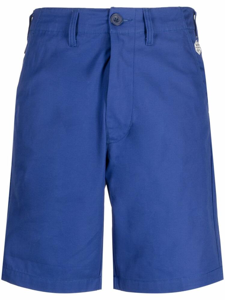 CHOCOOLATE logo-patch bermuda shorts - Blue Cover