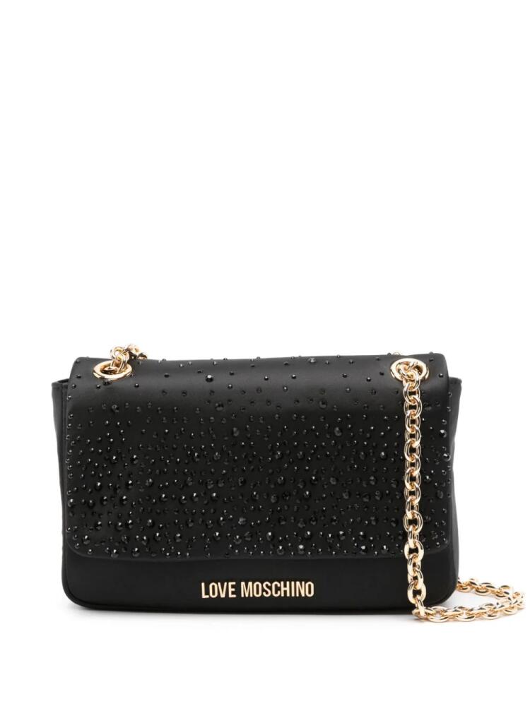 Love Moschino logo-lettering tote bag - Black Cover