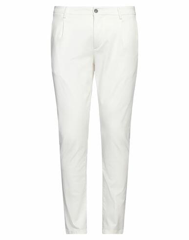 Teleria Zed Man Pants White Cotton, Elastane Cover