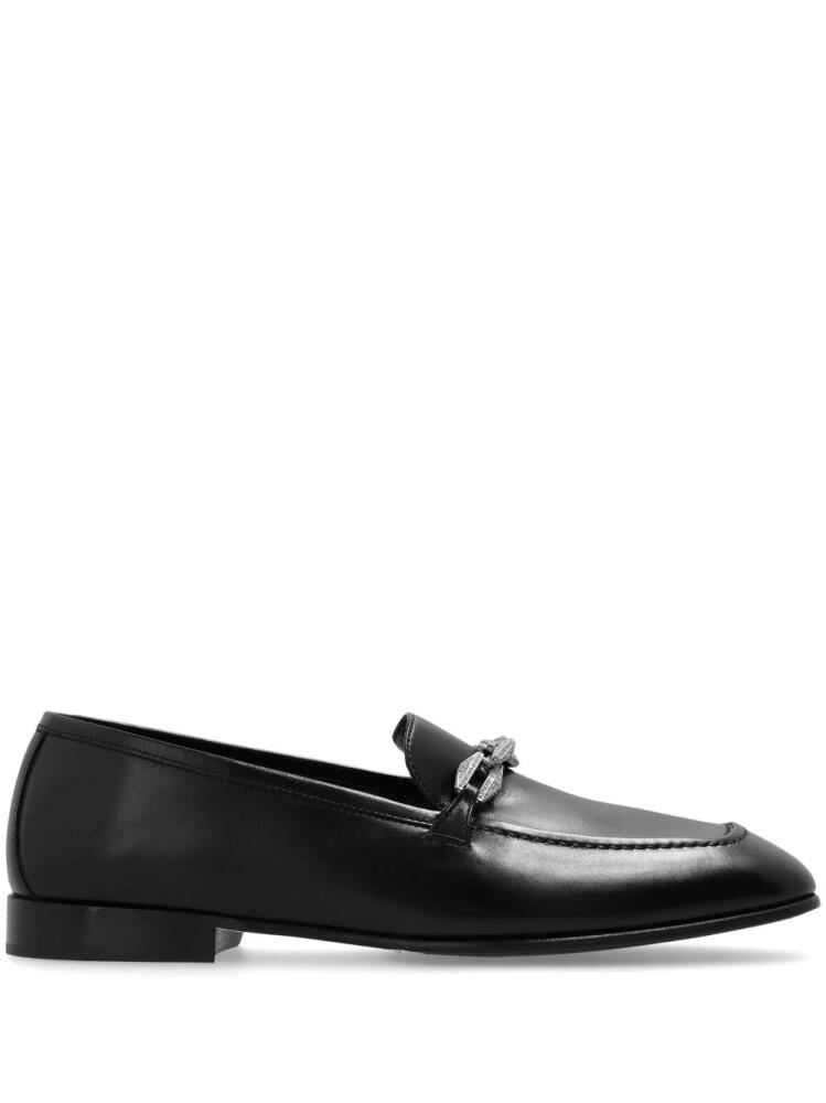 Jimmy Choo Tilda leather loafers - Black Cover